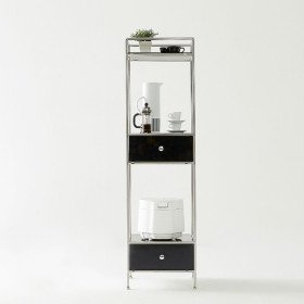 비아3 모듈 미드센츄리 UV HN 400 높은 주방수납장 SWL241C